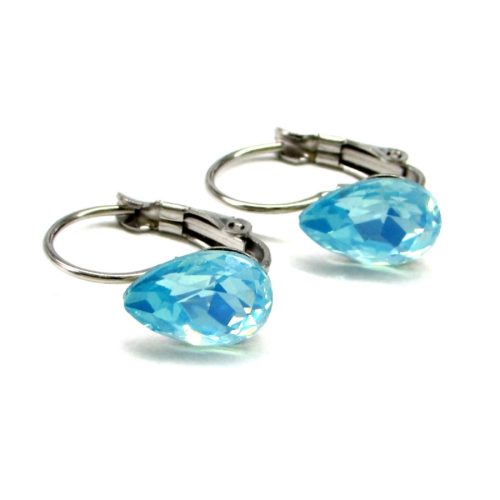 MESE kapcsos fülbevaló - aquamarine (5 éves kortól)