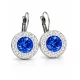 APHRODITÉ kapcsos fülbevaló (fehér - sapphire 14-mm-es)
