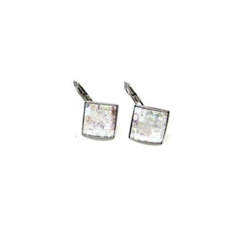 NAGY KLARISSA kapcsos fülbevaló (white patina) - utolsó darabok!