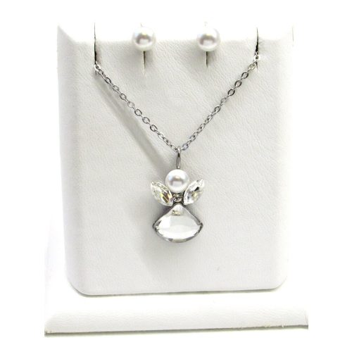 Kristály angyalka szett (crystal fehér) 