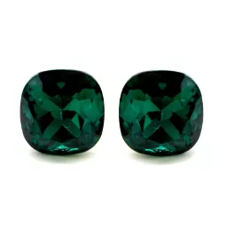 NAGY PÁRNA fülbevaló - 12 mm (emerald)