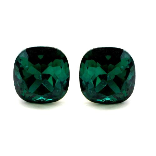 NAGY PÁRNA fülbevaló (emerald)