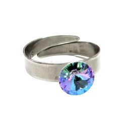VENUS gyűrű - 8 mm (vl lila színjátszós)