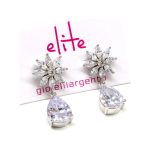 ALESSIA ezüst bedugós fülbevaló - 25 mm