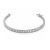 BONA ezüst karkötő (fehér)