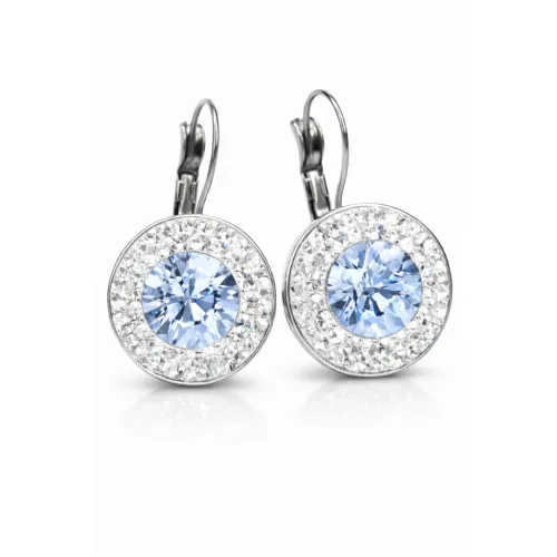 APHRODITÉ kapcsos fülbevaló - 14 mm (light sapphire-crystal)