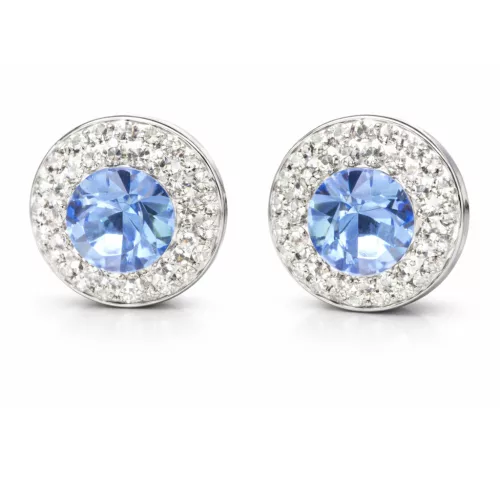 APHRODITÉ bedugós fülbevaló - 14 mm (light sapphire)