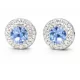 APHRODITÉ bedugós fülbevaló - 14 mm (light sapphire)