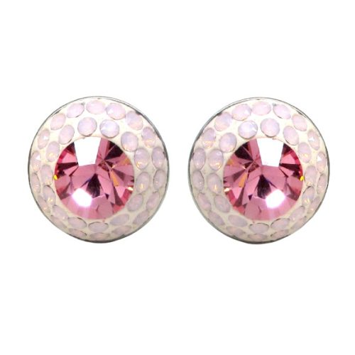 APHRODITÉ bedugós fülbevaló (rose water opal 14 mm-es)