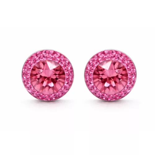 APHRODITÉ bedugós fülbevaló - 12 mm (rose)