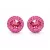 APHRODITÉ bedugós fülbevaló - 12 mm (rose)