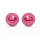 APHRODITÉ bedugós fülbevaló - 12 mm (rose)