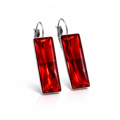 ÓRIÁS TÉGLA kapcsos fülbevaló - 24 mm (light siam)