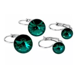 ANYA-LÁNYA fülbevaló csomag - 5 éves kortól (emerald)