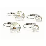ANYA-LÁNYA fülbevaló szett - 5 éves kortól (crystal fehér)