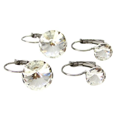 ANYA-LÁNYA fülbevaló csomag - 5 éves kortól (crystal fehér)
