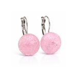 DIANA 14 mm-es fülbevaló (light rose ice)