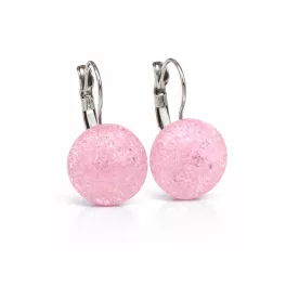 DIANA 14 mm-es fülbevaló (light rose ice)