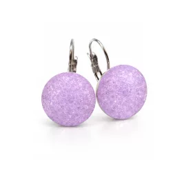 DIANA 14 mm-es fülbevaló (violet ice)