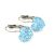 HÉRA SZÍV KAPCSOS fülbevaló (aquamarine 10 mm-es)