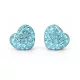 HÉRA SZÍV fülbevaló - 10 mm (light turquoise)