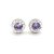 APHRODITÉ bedugós fülbevaló (violet 8 mm-es)