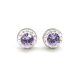 APHRODITÉ bedugós fülbevaló (violet 8 mm-es)