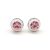 APHRODITÉ bedugós fülbevaló (rose water opal/light rose 8 mm-es)