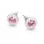 APHRODITÉ bedugós fülbevaló - 8 mm (light rose-rose water opal)