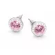 APHRODITÉ bedugós fülbevaló - 8 mm (light rose-rose water opal)