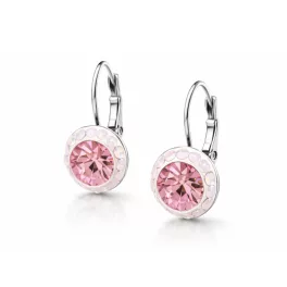   APHRODITÉ kapcsos fülbevaló - 8 mm (light rose-rose water opal)