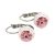 APHRODITÉ kapcsos fülbevaló (rose water opal/light rose 8 mm-es)