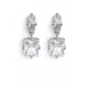 KAROLINA ezüst bedugós fülbevaló - 20 mm