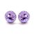APHRODITÉ bedugós fülbevaló (violet 12 mm-es)