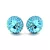 APHRODITÉ bedugós fülbevaló - 12 mm (light turquoise)