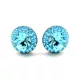 APHRODITÉ bedugós fülbevaló - 12 mm (light turquoise)