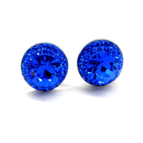 APHRODITÉ bedugós fülbevaló (sapphire 12 mm-es)