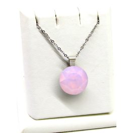 NAGY HELÉNA nyaklánc (18 mm-es rose water opal)