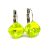 NAGY PÁRNA kapcsos fülbevaló (citrus green)