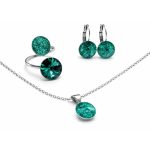 DIANA szett állítható gyűrűvel (emerald ice)