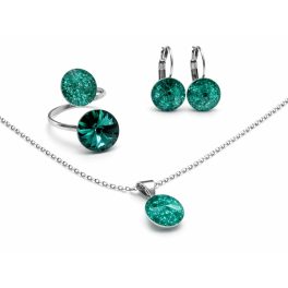 DIANA szett állítható gyűrűvel (emerald ice)