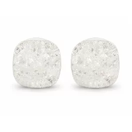 NAGY PÁRNA fülbevaló - 12 mm (crystal ice)