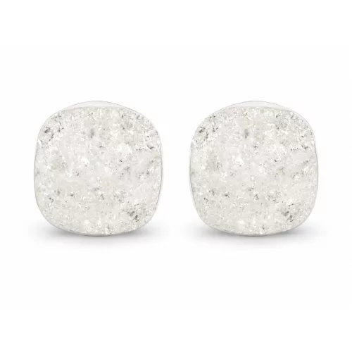 NAGY PÁRNA fülbevaló - 12 mm (crystal ice)