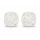 NAGY PÁRNA fülbevaló - 12 mm (crystal ice)