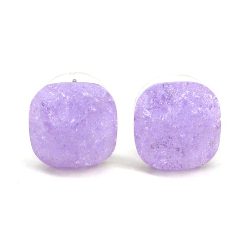 NAGY PÁRNA fülbevaló (violet ice)
