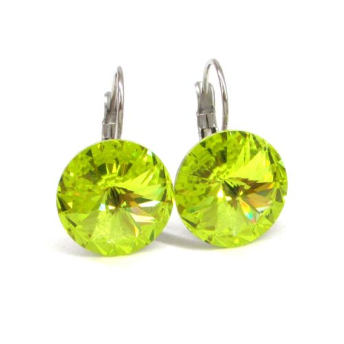 DIANA 14 mm-es fülbevaló (citrus green)