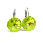 DIANA 14 mm-es fülbevaló (citrus green)