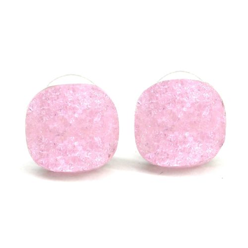 NAGY PÁRNA fülbevaló (light rose ice)