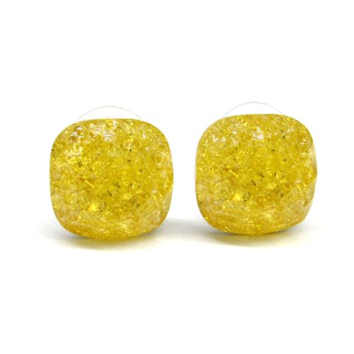 NAGY PÁRNA fülbevaló (light topaz ice)