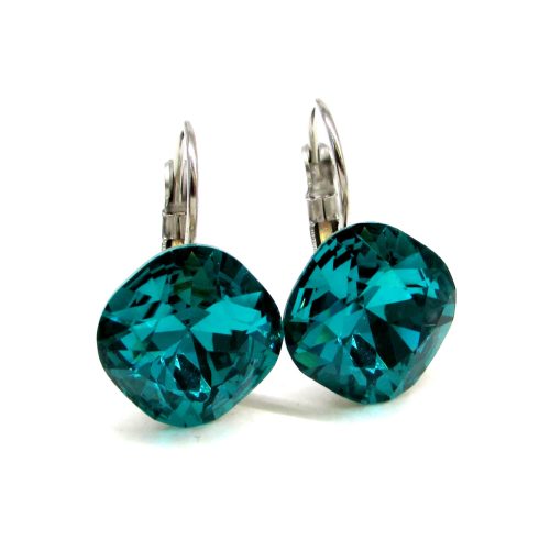 NAGY PÁRNA kapcsos fülbevaló (blue zircon)